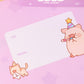 LuLu the Piggy Birthday - Birthday Card (A)