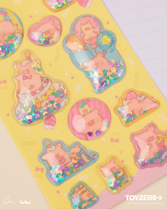LuLu the Piggy Birthday - Sticker