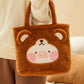 LuLu the Piggy Costume Series - Fluffy Reversable Bag 罐頭豬LuLu è®?裝系å?? - é??面LuLuæ¯?絨å??å??