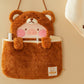 LuLu the Piggy Costume Series - Fluffy Wall Bag (Bear) 罐頭豬LuLu 變裝系列 - 掛牆收納袋 (豬熊)