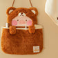 LuLu the Piggy Costume Series - Fluffy Wall Bag (Bear) 罐頭豬LuLu è®?裝系å?? - æ??ç??æ?¶納è¢? (豬ç??)