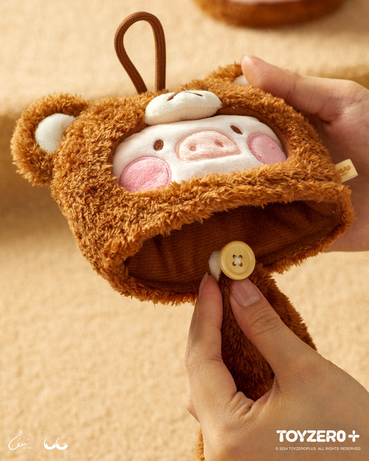 LuLu the Piggy Costume Series - Fluffy Hand-towel (Bear) 罐頭豬LuLu 變裝系列 - 掛牆毛巾 (豬熊)