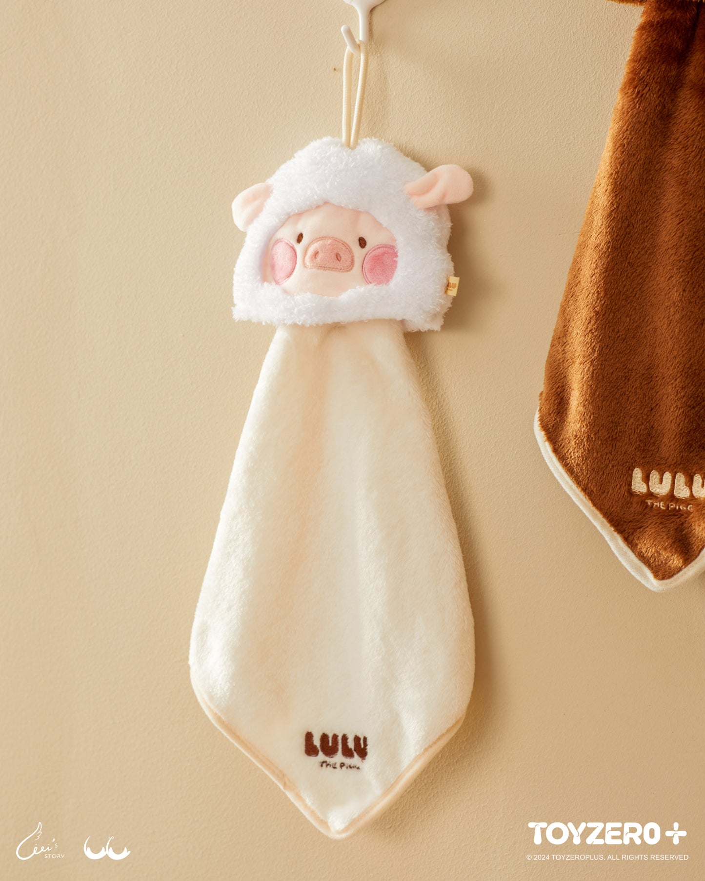 LuLu the Piggy Costume Series - Fluffy Hand-towel (Sheep) 罐頭豬LuLu è®?裝系å?? - æ??ç??æ¯?巾 (豬ç¾?)