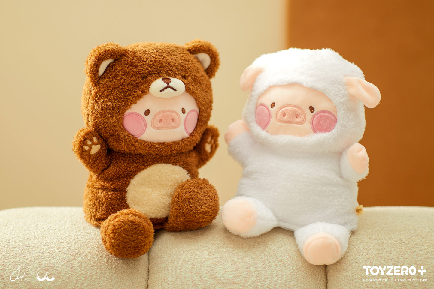 LuLu the Piggy Costume Series - Fluffy Hand Puppets (Bear)罐頭豬LuLu 變裝系列 - 手偶 (豬熊)