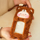 LuLu the Piggy Costume Series - Photocard Holder Keyring (Bear)罐頭豬LuLu è®?裝系å?? - æ¯?絨卡å¥? (豬ç??)