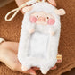 LuLu the Piggy Costume Series - Photocard Holder Keyring (Sheep) 罐頭豬LuLu è®?裝系å?? - æ¯?絨卡å¥? (豬ç¾?)