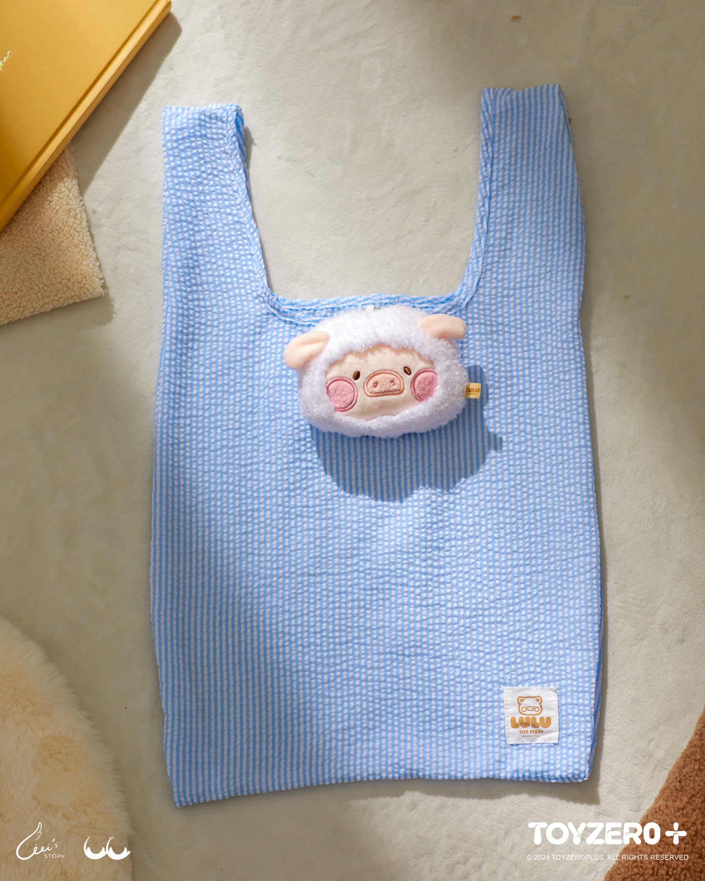 LuLu the Piggy Costume Series - Eco Bag (Sheep) 罐頭豬LuLu 變裝系列 - 環保袋 (豬羊)