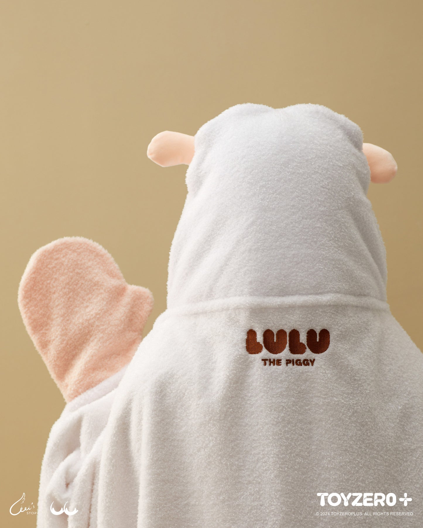 LuLu the Piggy Costume Series -  Blanket with Hat (Sheep) 罐頭豬LuLu è®?裝系å?? - é?£帽空調毯 (豬ç¾?)