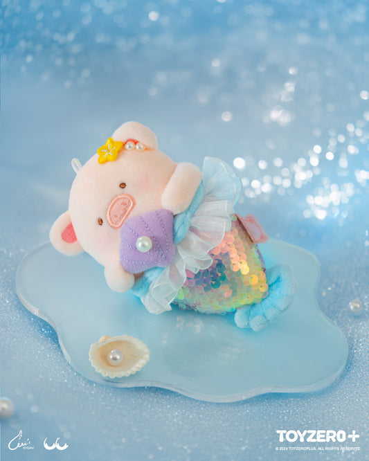 LuLu the Piggy Ocean  - Mermaid LuLu Plush Keychain