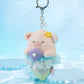 LuLu the Piggy Ocean  - Mermaid LuLu Plush Keychain