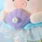 LuLu the Piggy Ocean  - Mermaid LuLu Plush Keychain