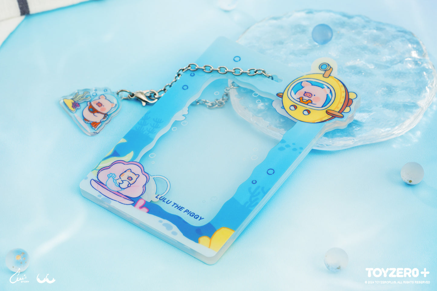 LuLu the Piggy Ocean  - Acrylic Card Holder (Under the Sea ver.)