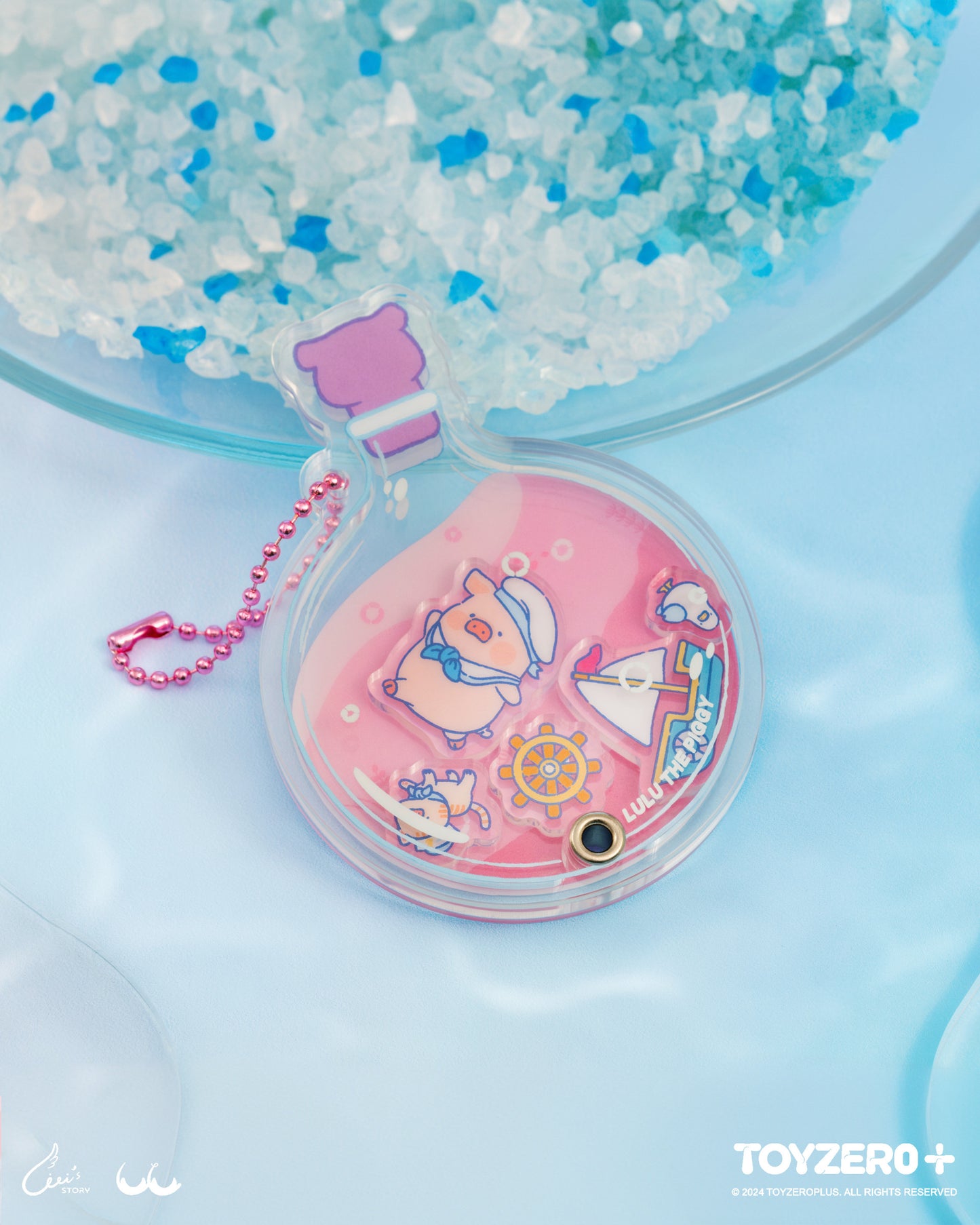 LuLu the Piggy Ocean  - Acrylic Keychain (Navigating Ver.)