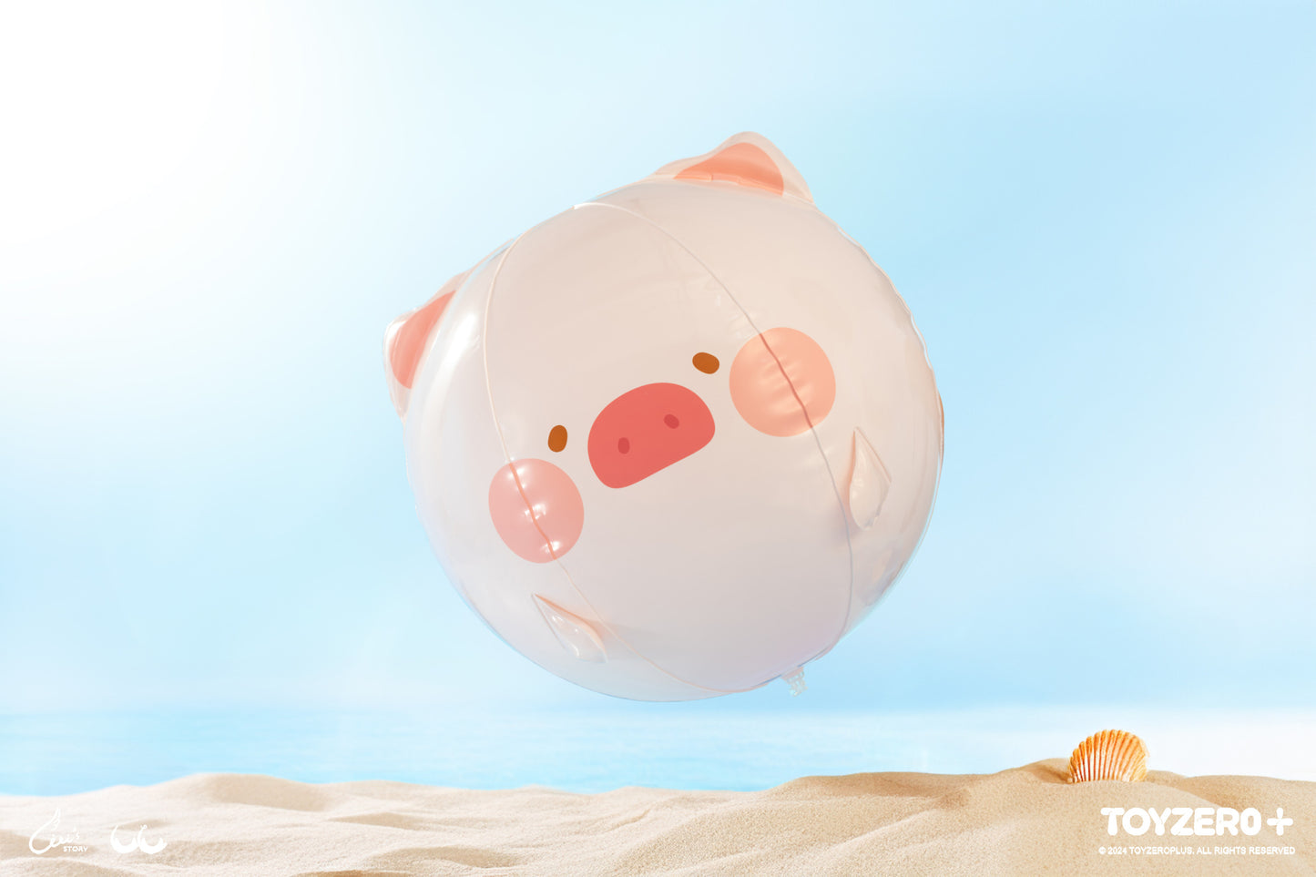 LuLu the Piggy Generic  - Beach Ball