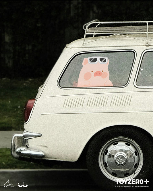 LuLu the Piggy Generic - Car Sticker (Go for a drive A ver.)