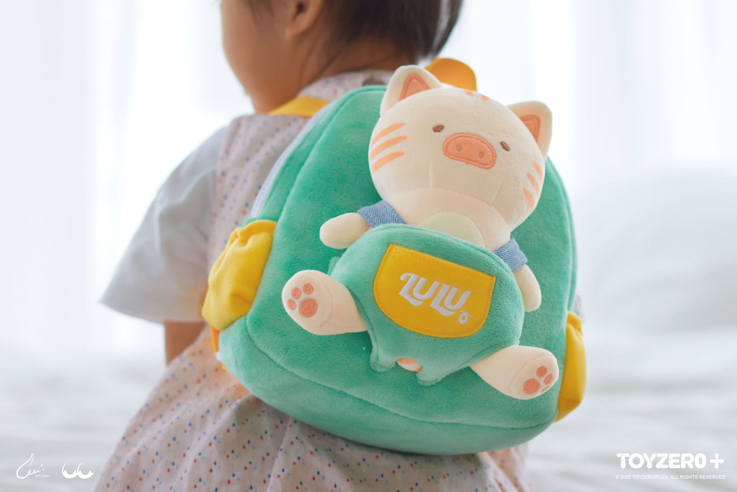 LuLu the Piggy find Your Way Travel with Kitty Backpack 罐頭豬LuLu 旅行系列 - 帶著豬咪看世界 背包