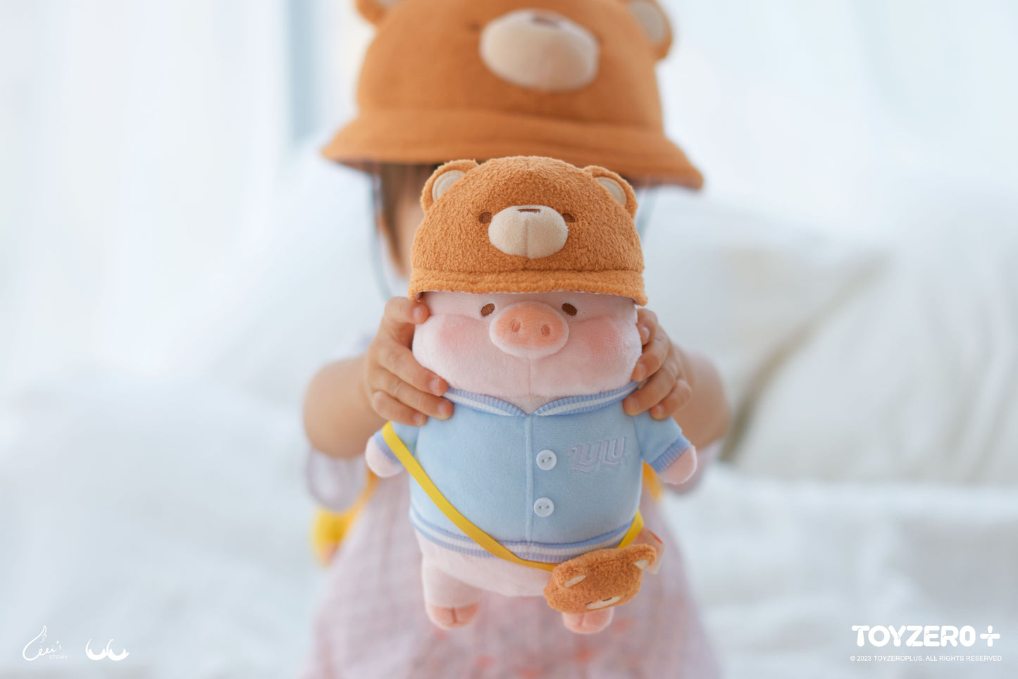LuLu the Piggy Find Your Way - 18cm LuLu is Ready! Plush Toy (BLUE) 罐頭豬LuLu 旅行系列 -18cm LuLu is Ready! 毛絨公仔 (Blue)