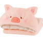 LuLu the Piggy Foldable Hooded Blanket