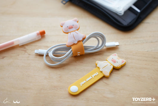 LuLu the Piggy Find Your Way - Cable Holder TeruTeru Bozu 罐頭豬LuLu 旅行系列 - 晴天娃娃電線束收納