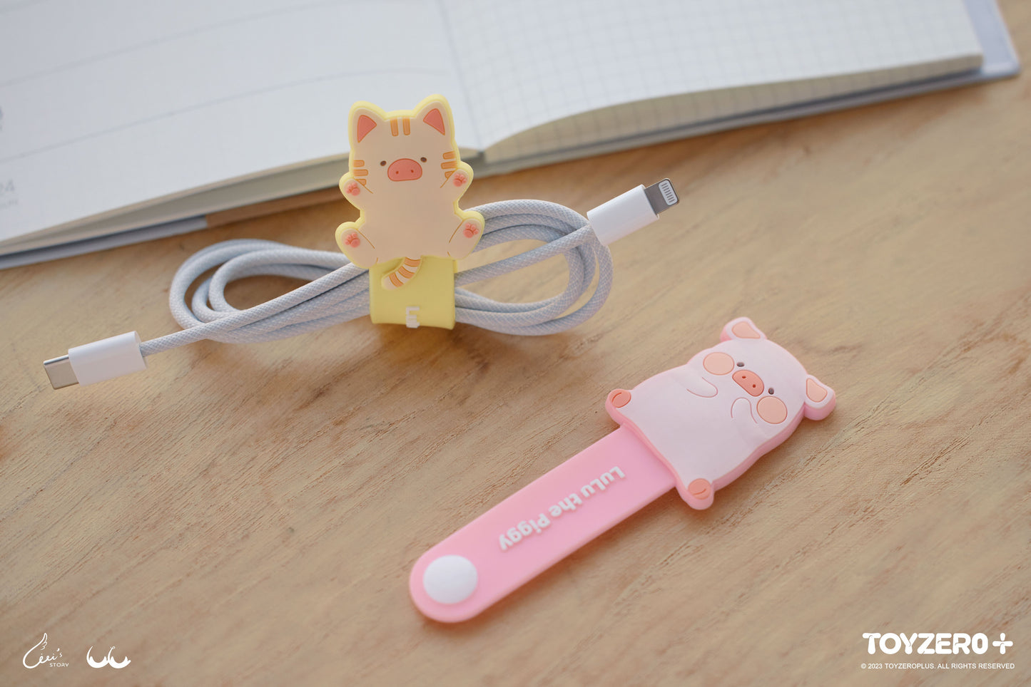 LuLu the Piggy Find Your Way - Cable Holder 罐頭豬LuLu 旅行系列 - 電線束收納
