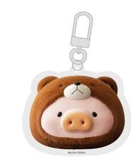 (ComplexCon) LuLu the Piggy Teddy LuLu  - Acrylic Keychain (Big Head ver.)