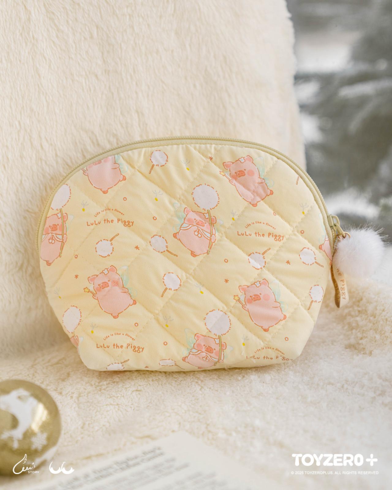 LuLu the Piggy Winter Series - Welcome Winter Quilting Pouch (M)