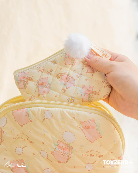 LuLu the Piggy Winter Series - Welcome Winter Quilting Pouch (M)
