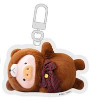 (ComplexCon) LuLu the Piggy Teddy LuLu  - Acrylic Keychain (Feed me ver.)