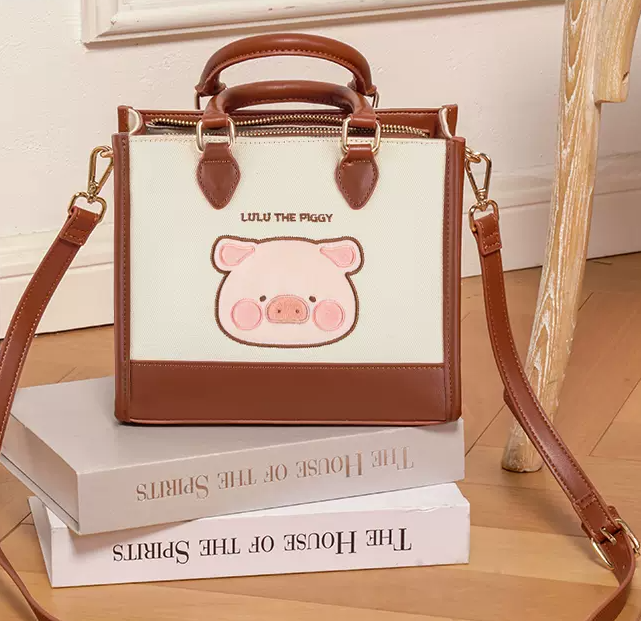 LuLu the Piggy Mini Tote Bag