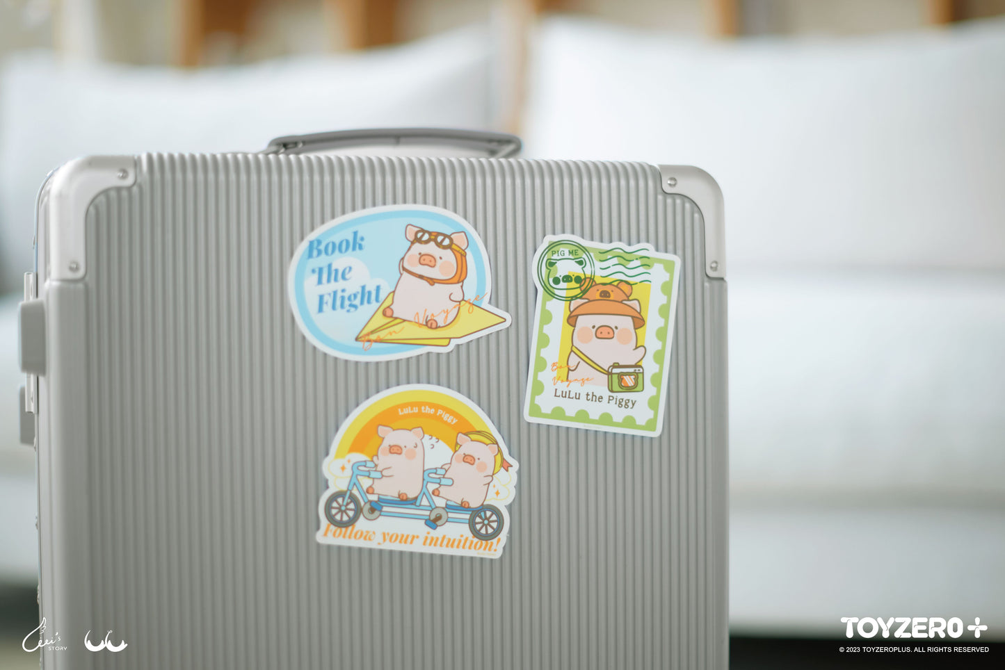 LuLu the Piggy Find Your Way - Suitcase Stickers 罐頭豬LuLu 旅行系列 - 行李箱貼紙