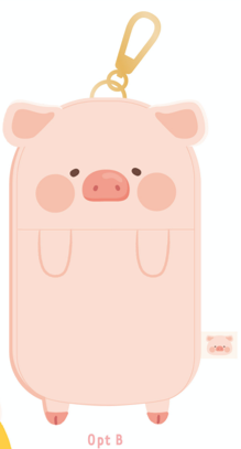 TOYZEROPLUS LuLu The Piggy Plush Wallet