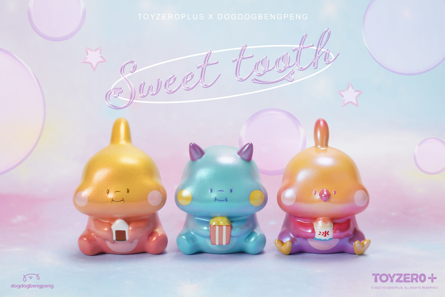 吃貨恐龍 Foodie Dinosaur- Sweet tooth II (Set of 3)
