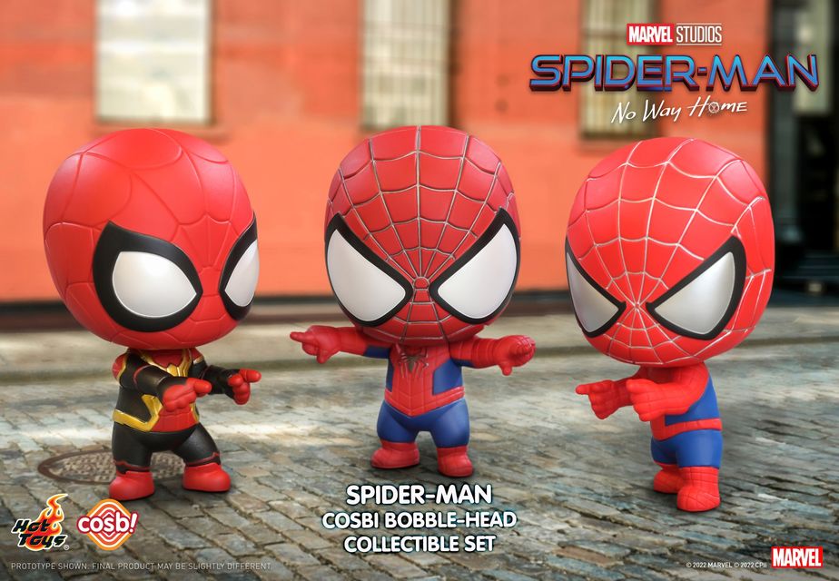 Spider-Man: No Way Home - Spider-Man Cosbi Bobble-Head Collectible Set