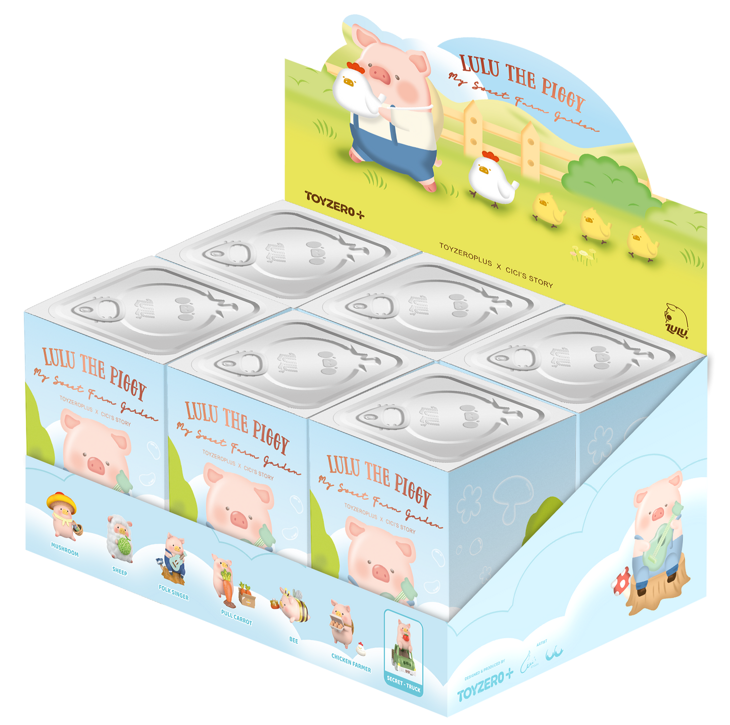 Lulu the Piggy My Sweet Farm Garden Series Blind Box by Toyzeroplus