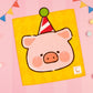 LuLu The Piggy Celebration - Clown Handkerchief  罐頭豬 LuLu 歡樂時光-  Lulu 小丑手帕