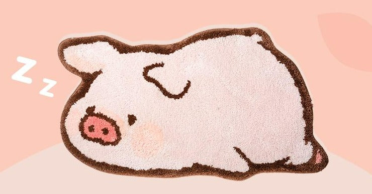 Lulu the Piggy Floor Mat