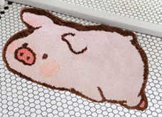 Lulu the Piggy Floor Mat