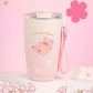 LuLu the Piggy Sakura Thermal Tumbler