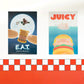 LuLu the Piggy Burger Poster Set