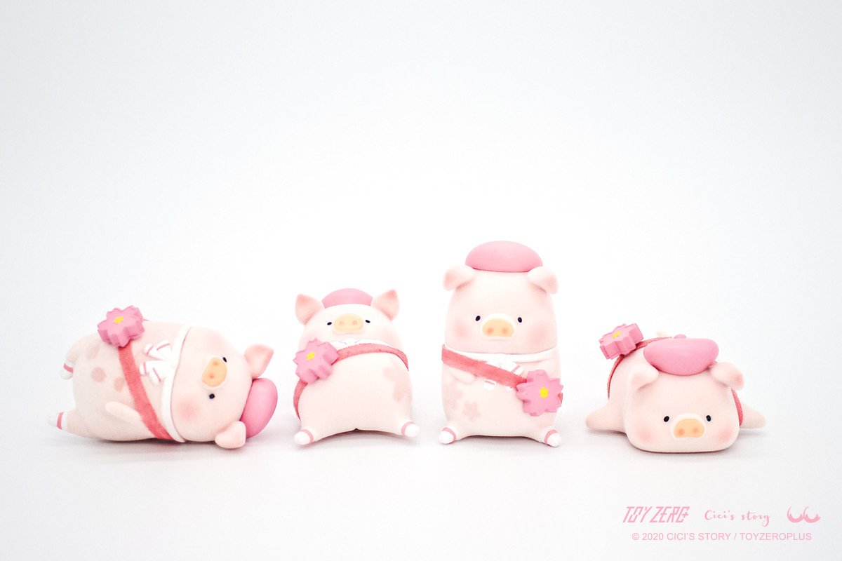 TOYZEROPLUS LULU the Piggy - Sakura Series (Blind Boxes)