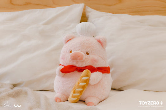 LULU THE PIGGY - SITTING Chef LULU 30 CM PLUSH