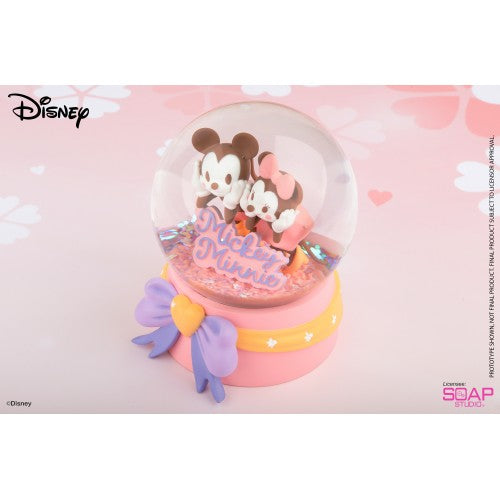 Disney Cherry Blossom - Mickey Minnie Snow Globe