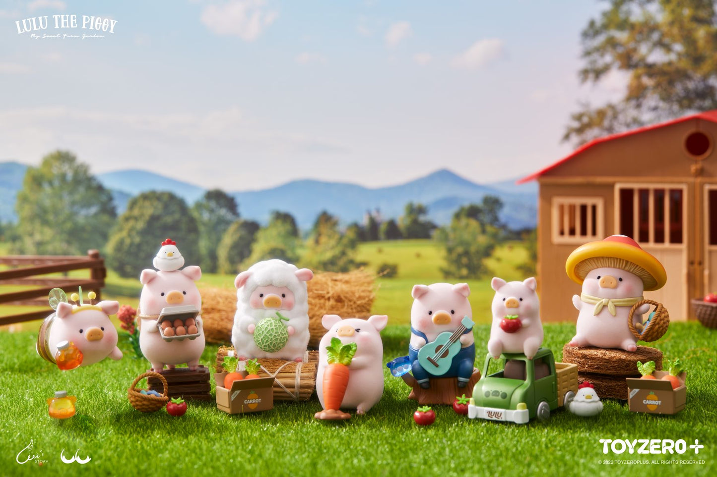 Lulu the Piggy My Sweet Farm Garden Series Blind Box by Toyzeroplus