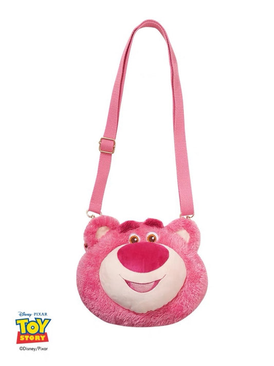 Lotso Bear Fluffy Crossbody Bag