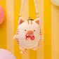 LuLu The Piggy Celebration - Kitty Plush Coin Bag 罐頭豬 LuLu 經典系列 - 豬咪小散紙袋連孭繩