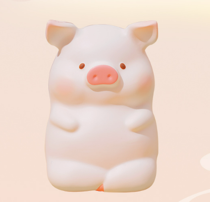 Lulu the Piggy Meditating Squishy