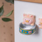 LuLu The Piggy Caturday - 3D Magnet 罐頭豬LuLu 豬咪日常 -3D磁石
