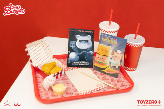 LuLu the Piggy Burger Postcard Set