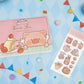 LuLu The Piggy Celebration - Greeting card with sticket set